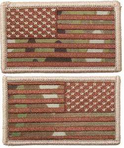   Velcro Backed 2 X 3 USA Flag Uniform/Cap Patches 2 Styles Avail