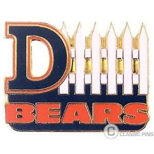  Chicago Bears D Fence Pin
