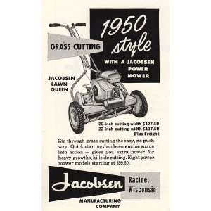   Ad 1950 Jacobsen Lawn Queen 1950 Style Jacobsen  Books