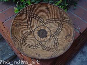 Authentic Apache Indian Basketry Bowl c.1910  
