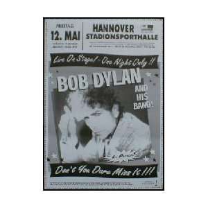  BOB DYLAN Hannover Germany 12.5.2000 Music Poster