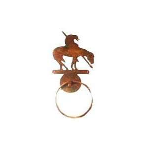  End of the Trail Metal Bath Towel Ring