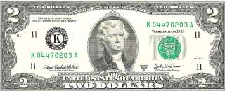 DOLLARS US BILL 2003 UNCIRCULATED NOTE (UNC)  