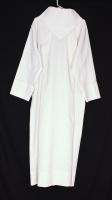 Medium weight White HOODED ALB Clergy Priest Vestment Church Apparel 