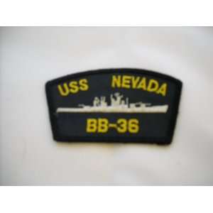  US Navy Battleship USS Nevada BB 36 Baseball Cap Patch 