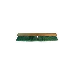  24 Double Green PET Push Broom, (BRU20724) Industrial 