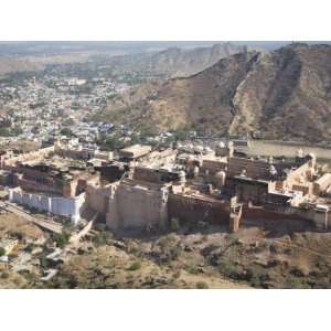  Overhead View of Amber Fort Palace, Jaipur, Rajasthan 