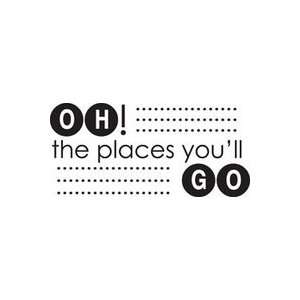   Bucket Clear Stamp 2x4 oh The Places Youll Go 3Pk 