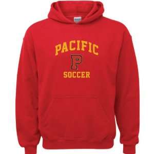  Pacific Boxers Red Youth Soccer Arch Hooded Sweatshirt 