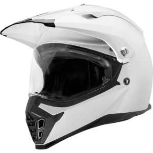  SparX Solid Nexus MotoX Motorcycle Helmet   White / X 