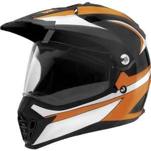 SparX Octane Nexus Off Road Motorcycle Helmet   Black/Orange / 2X 
