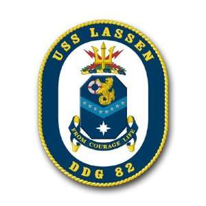  US Navy Ship USS Lassen DDG 82 Decal Sticker 5.5 