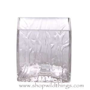     Ice Pattern Glass Cube   Aviana   4 x 4 x 4
