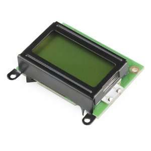  Basic 8x2 Character LCD   Black on Green 5V Electronics