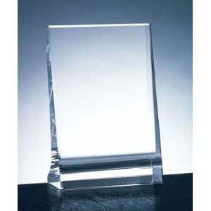    Optical Crystal Vertical Plaque Award   Large