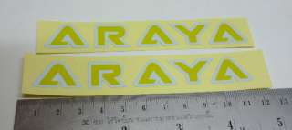 Nos Old School BMX Hub Decal Sticker for ARAYA Rim 7X C  