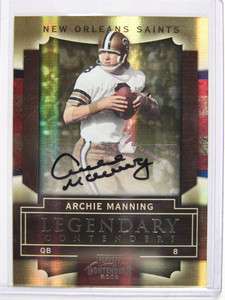 2009 Playoff Contenders Legendary Archie Manning auto autograph sp/35 