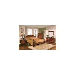  Coventry 6 Piece Bedroom Suite in Dark Pine Finish by 