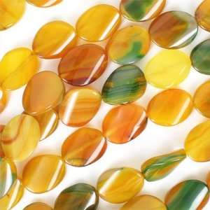  20mm Magic Agate Twisted Oval Beads Arts, Crafts & Sewing