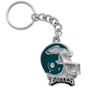 Philadelphia Eagles Pewter Team Helmet Keychain  Sports 