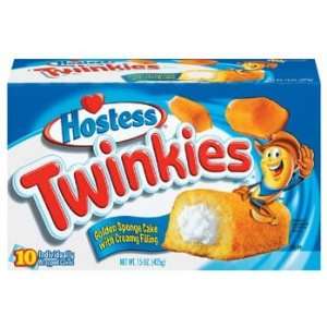 Hostess Twinkies 10 ct Sponge Cake with Creamy Filling 15 oz (Pack of 