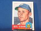 1953 Topps Gil Coan #133 (Washington Senators)  