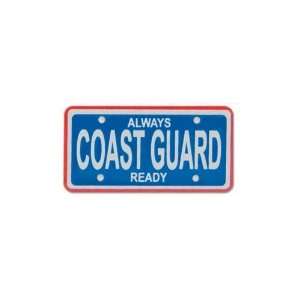  Coast Guard Mini License Plate for Scrapbooking (01768 