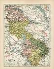 county leitrim ireland authentic antique map genuine 110 years old