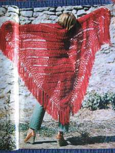   Mon Tricot SHAWLS~Hairpin~Tyrolean Cape~Knit & Crochet Patterns  