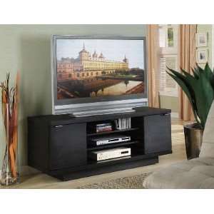  Black TV Stand with Four Storage Drawers Coaster TV Stands & TV 