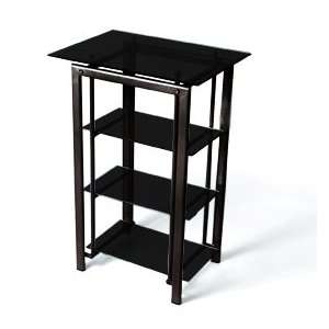  24 Black Tv Stand Component Stand Glass Electronics