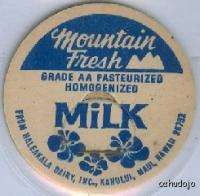 MOUNTAIN FRESH Grade AA Pasteurized Milk*Kahului, HI #2  