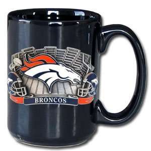  Denver Broncos Black Coffee Mug