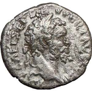 SEPTIMIUS SEVERUS 194AD Emesa Rare Ancient Silver Roman Coin Fortuna 
