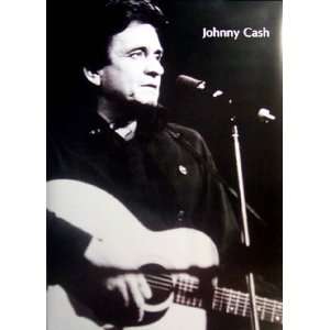 Johnny Cash Playing Guitar 24x34 Poster 