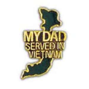  My Dad Served In Vietnam Map Pin 1 Arts, Crafts & Sewing