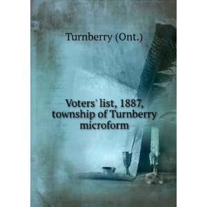   township of Turnberry microform Turnberry (Ont.)  Books