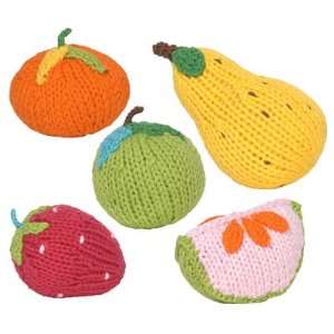  Blabla Knit Fruit Baby Rattles Baby