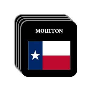  US State Flag   MOULTON, Texas (TX) Set of 4 Mini Mousepad 