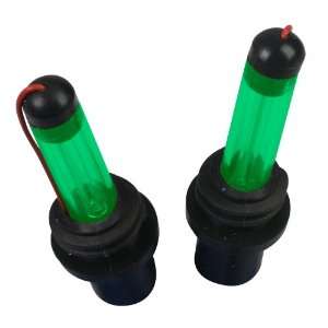  Streetglow ANHSV2GR Green Xenon Headlight Strobe Kit 