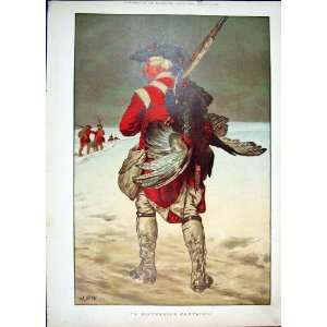   Campaign Colour Soldier Bird Snow Turkey Fine Art 1887