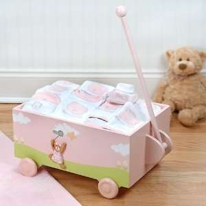  Pink Baby Wagon Welcome to the World   Ten Piece Gift 
