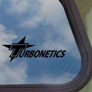  Turbonetics Turbo Black Decal Car Truck Window Sticker 