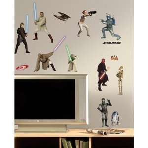  Star Wars Episodes 1 3 Peel & Stick Wall Decals