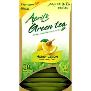   Tea Honey Lemon, Tea Bags, 20 Count Boxes (Pack of 4) By Dong Suh
