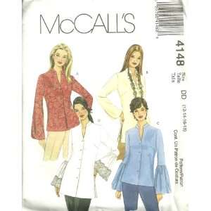 Misses/Misses Petite Tops And Tunics McCalls Sewing Pattern 4148 