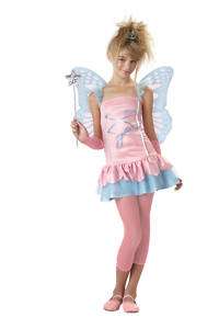 Butterfly Fairy Princess Tween/Teen Cute Child Costume  