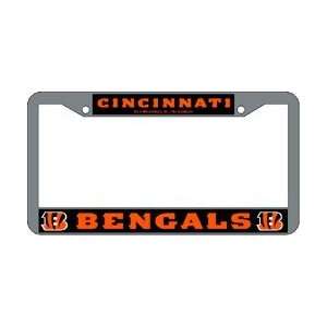  Cincinnati Bengals Chrome License Plate Frame Sports 