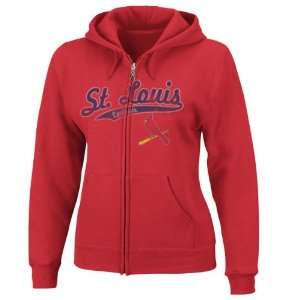 St. Louis Cardinals Womens Backlot Drama Full Zip Hoodie  