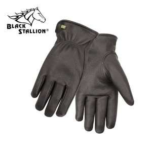   Black Grain Elkskin Keystone Tumb Drivers Gloves